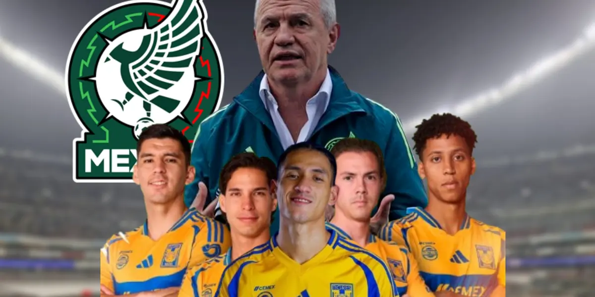 Seleccionados de Tigres y Javier Aguirre / Foto: Especial