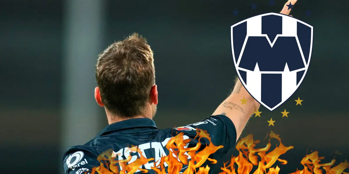 Sergio Canales, jugador de Rayados Foto: Rayados, Pexels y Escudoteca