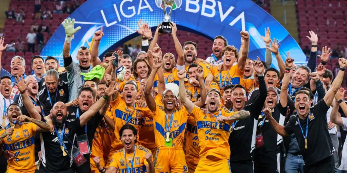 Tigres celebrando el Clausura 2023 / @TigresOficial