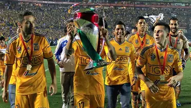 Tigres celebrando la Copa que ganaron en 2014 / Foto: MedioTiempo