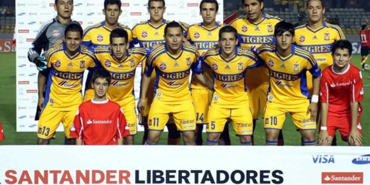 Tigres durante su primer participación en Libertadores / Foto: Tigres