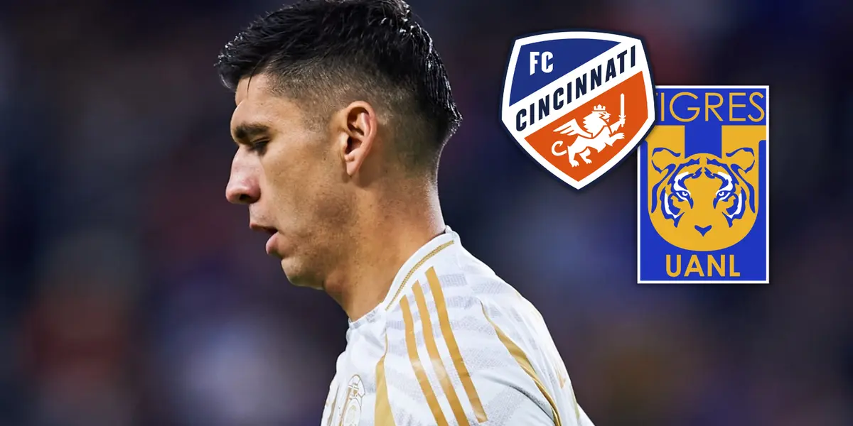 Tigres UANL vs Cinncinati Foto: Tigres UANL y Escudoteca