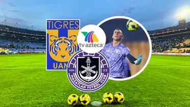 Tigres UANL vs Mazatlán Foto: Escudoteca y Tigres UANL