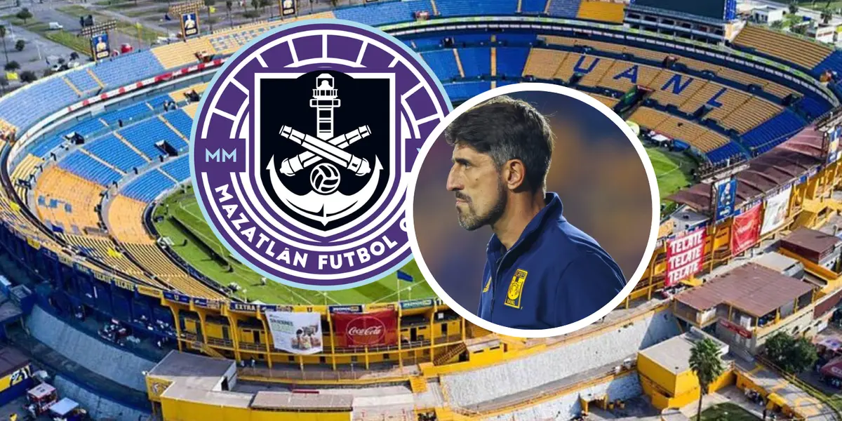 Tigres UANL vs Mazatlan Foto: Infobae, Escudoteca y TV Azteca