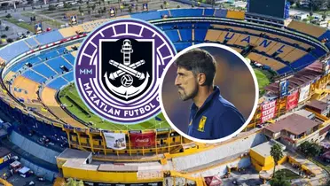 Tigres UANL vs Mazatlan Foto: Infobae, Escudoteca y TV Azteca