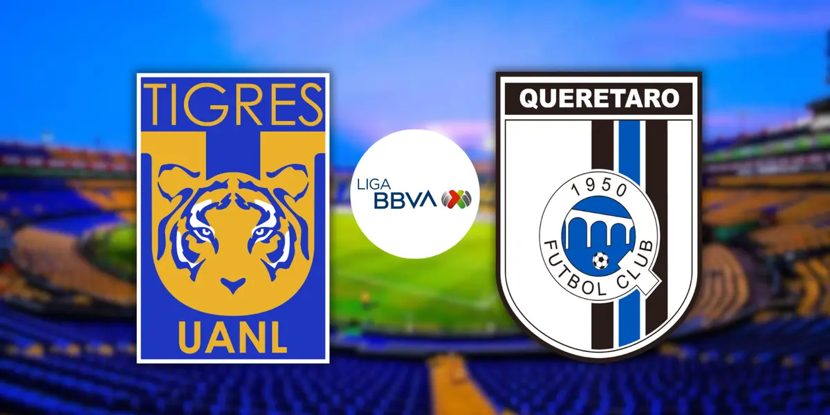 Tigres UANL vs Querétaro Foto: Tigres y Escudoteca
