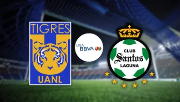 Tigres UANL vs Santos Laguna Foto: Escudoteca, Liga MX