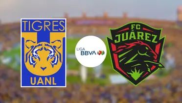 Tigres v Juárez Foto: LigaMX, Escudoteca