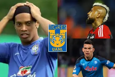 Tigres va con todo por el fichaje de un futbolista que sorprendió a Ronaldinho