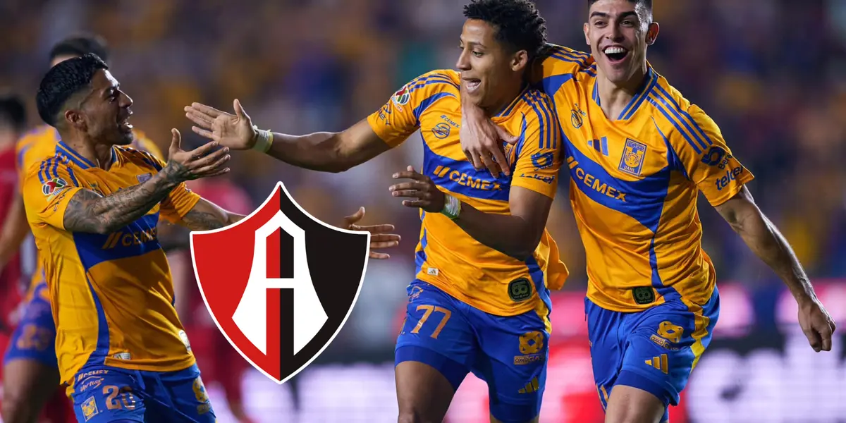 Tigres vs Atlas Foto: Tigres UANL y Escudoteca