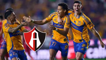 Tigres vs Atlas Foto: Tigres UANL y Escudoteca