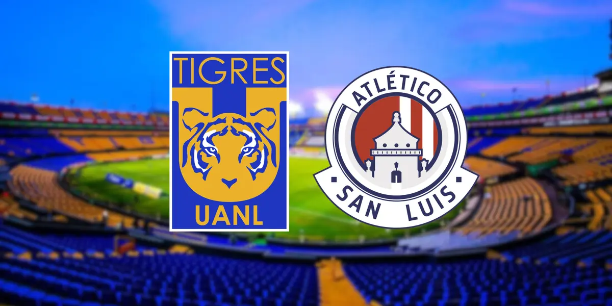 Tigres vs Atlético de San Luis Foto: El Universal y Escudoteca