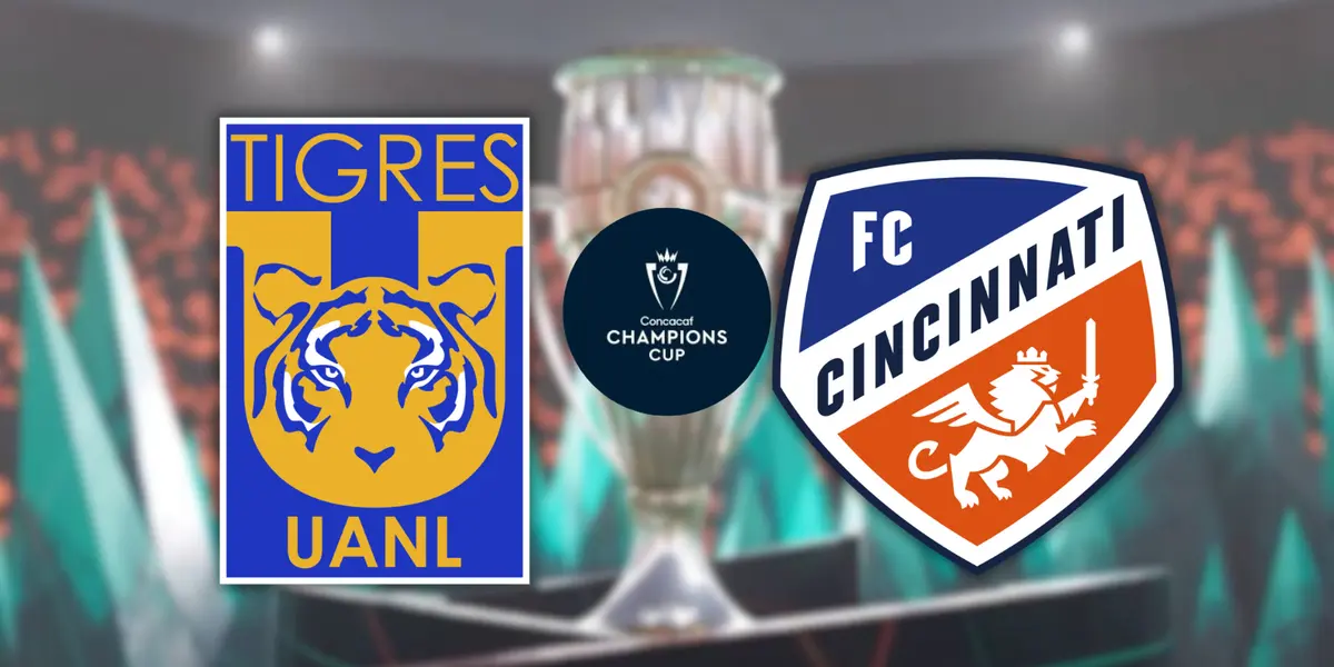 Tigres vs Cincinnati Foto: Concacaf y Escudoteca
