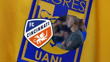 Tigres vs Cincinnati Foto: Tigres UANL, Captura de TUDN y Escudoteca