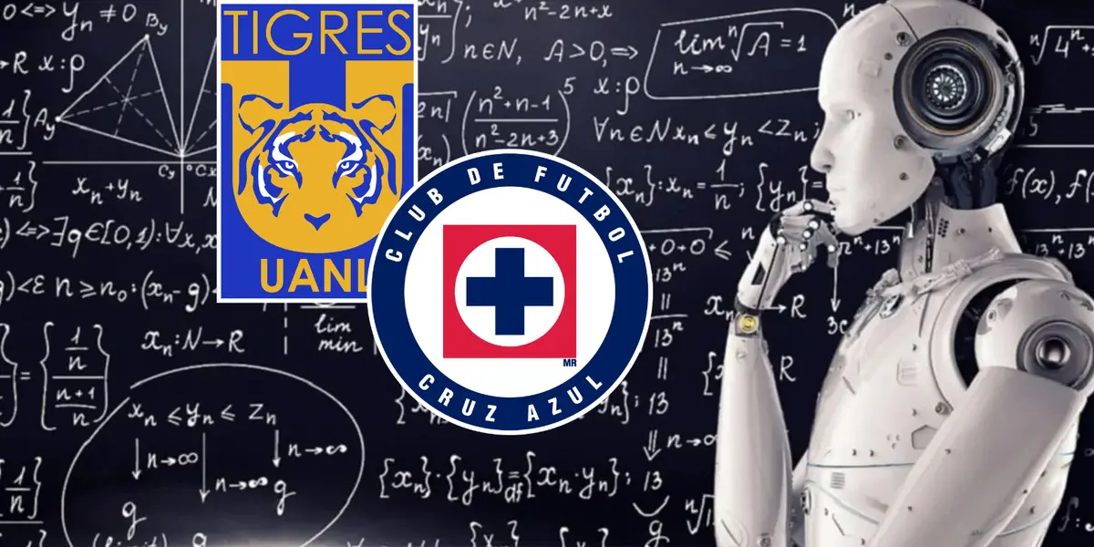 Tigres vs Cruz Azul Foto: Escudoteca y EOM