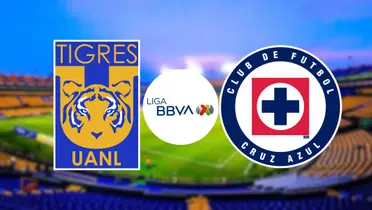 Tigres vs Cruz Azul Foto: Escudoteca y Liga MX