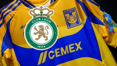 Tigres vs León Foto: Escudoteca y Tigres UANL