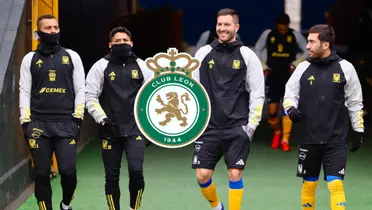 Tigres vs León Foto: Tigres UANL y Escudoteca