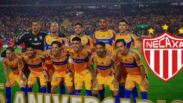 Tigres vs Necaxa Foto: Tigres UANL y Escudoteca
