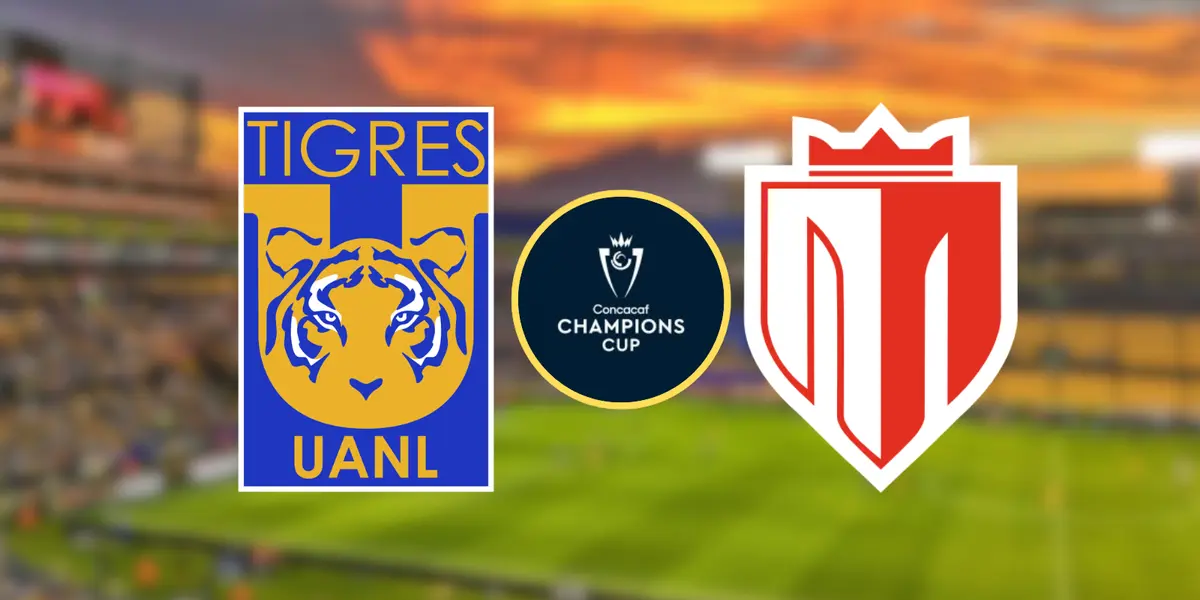 Tigres vs Real Estelí Foto: Escudoteca, Concacaf y Tigres UANL