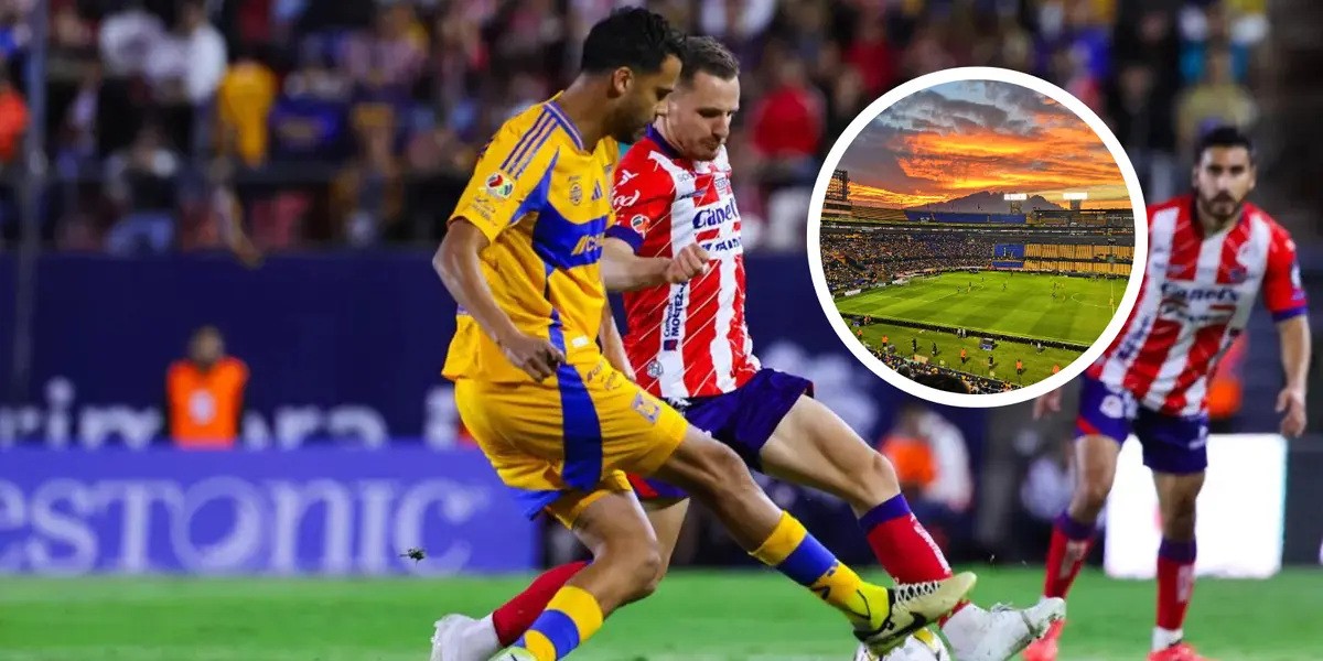 Tigres vs San Luis Foto: Contramuro y Wikipedia