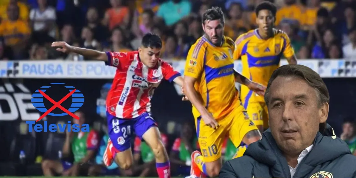 Tigres vs San Luis y Azcárraga con Televisa/FOTO: Futbol Total