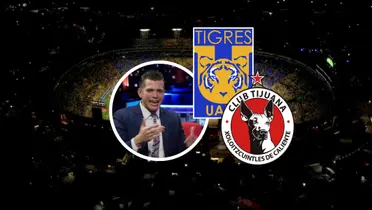 Tigres vs Xolos de Tijuana Foto: Captura de Fox Deportes y Canal 6, Escudoteca