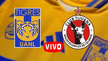 Tigres vs Xolos de Tijuana Foto: Escudoteca y Club Tigres