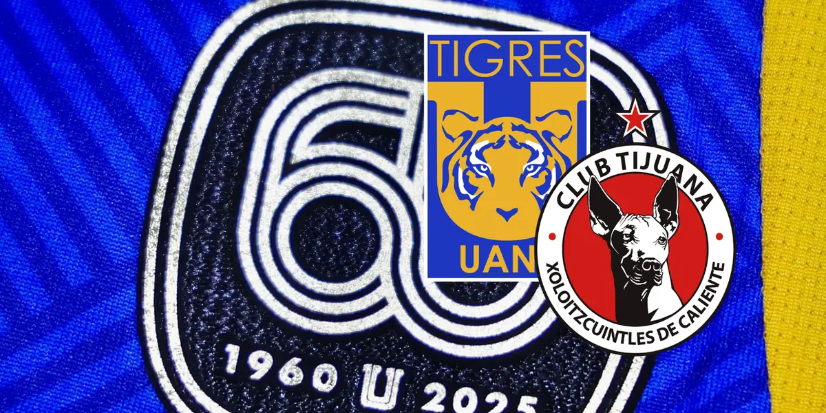 Tigres vs Xolos Foto: Club Tigres y Escudoteca