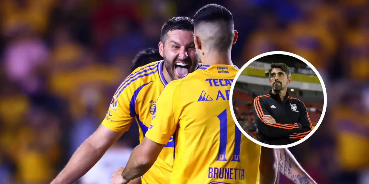 Veljko Paunovic y André Pierre Gignac Foto: Tigres UANL