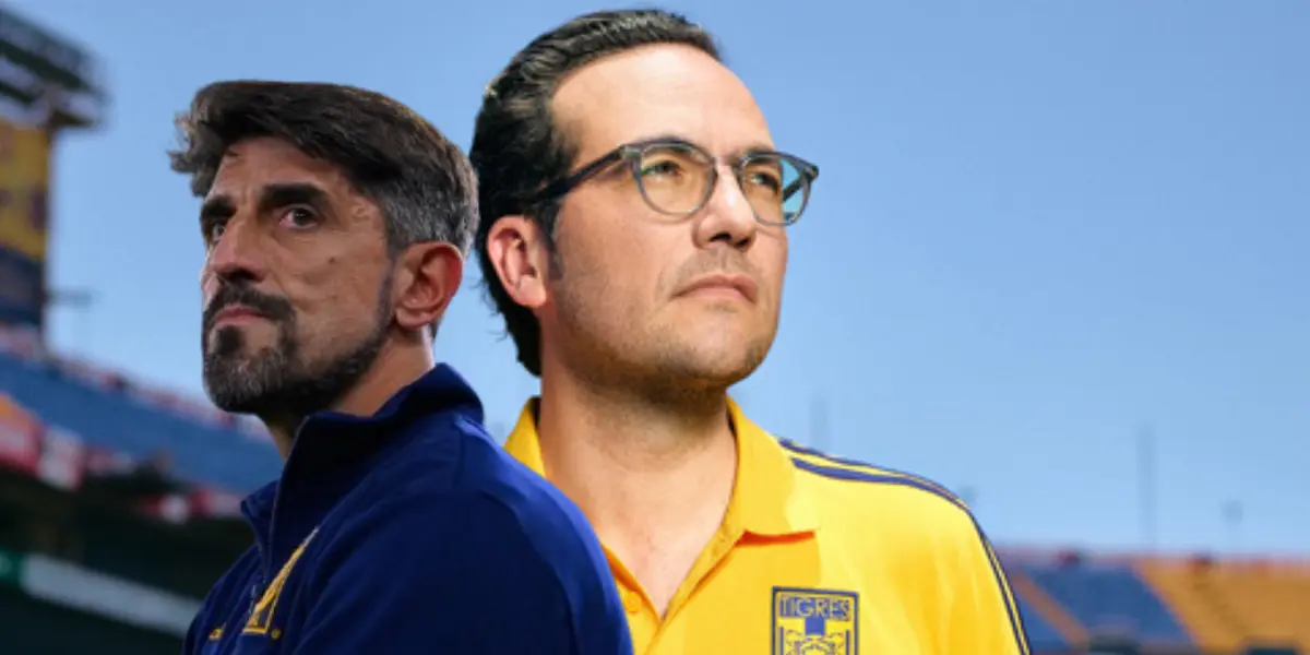 Veljko Paunovic y Mauricio Culebro Foto. Tigres UANL