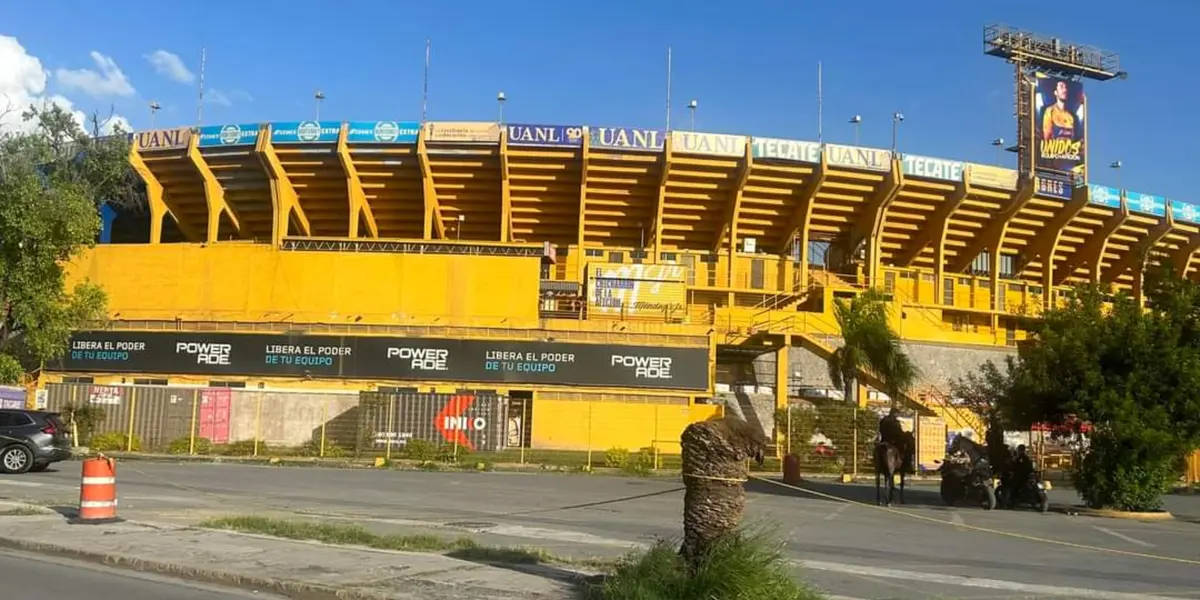 Volcán por fuera / @ESTADIOSMX