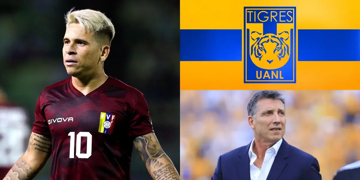 Yeferson Soteldo podría regresar a Tigres, pero Siboldi tendría que decidir a quien sacar del equipo